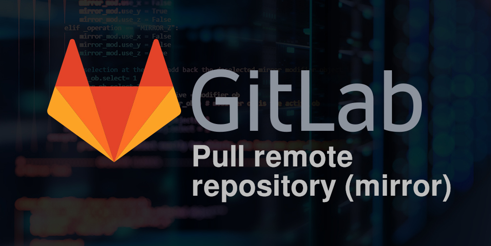 image from GitLab: Pull from remote repo